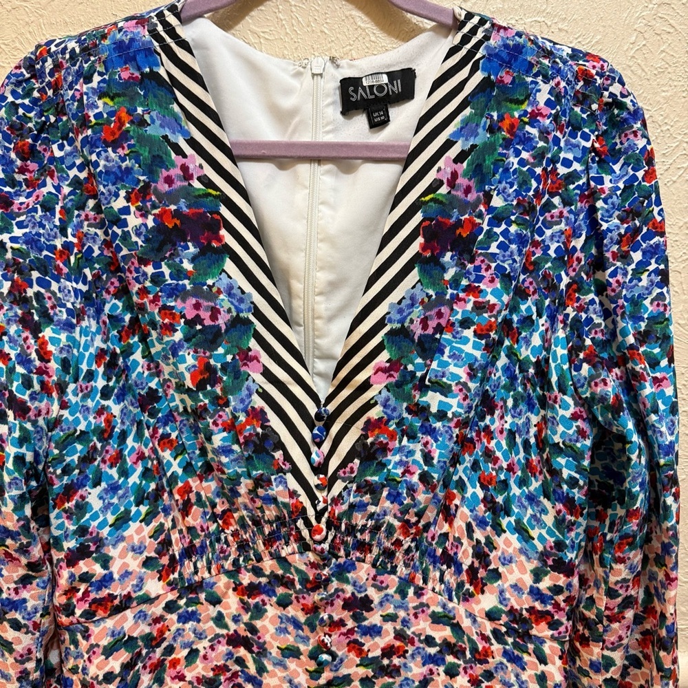 SALONI Multicolor Mini Dress - Picture 2 of 6